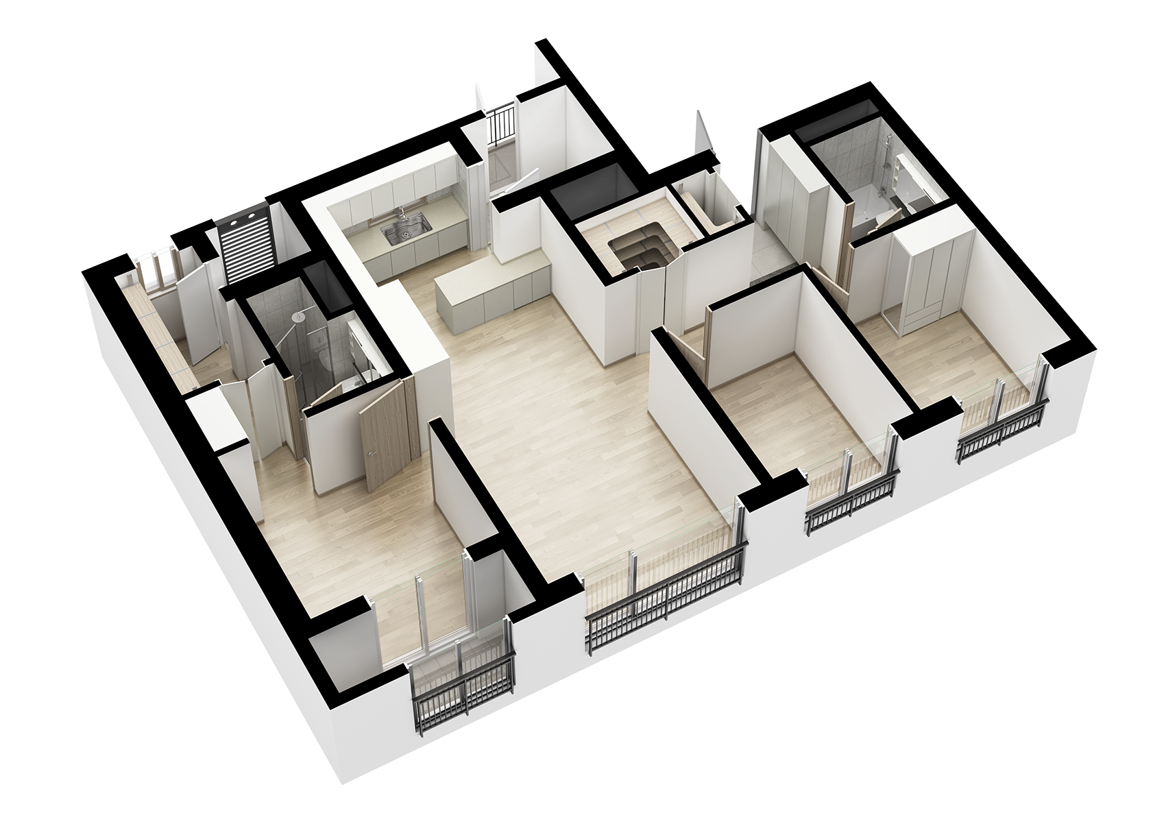 75㎡A / 130세대 평면도