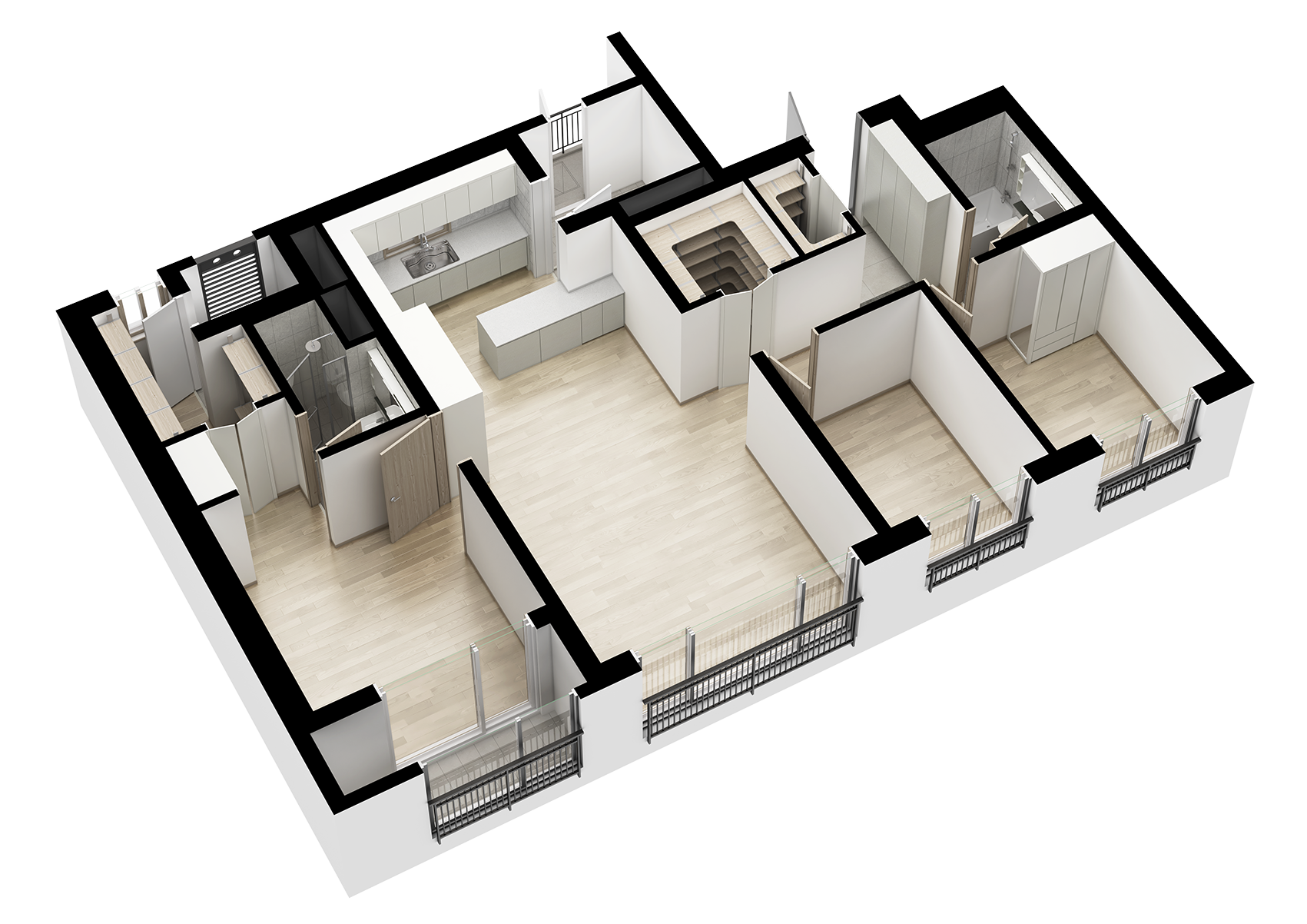 84㎡A / 70세대 평면도